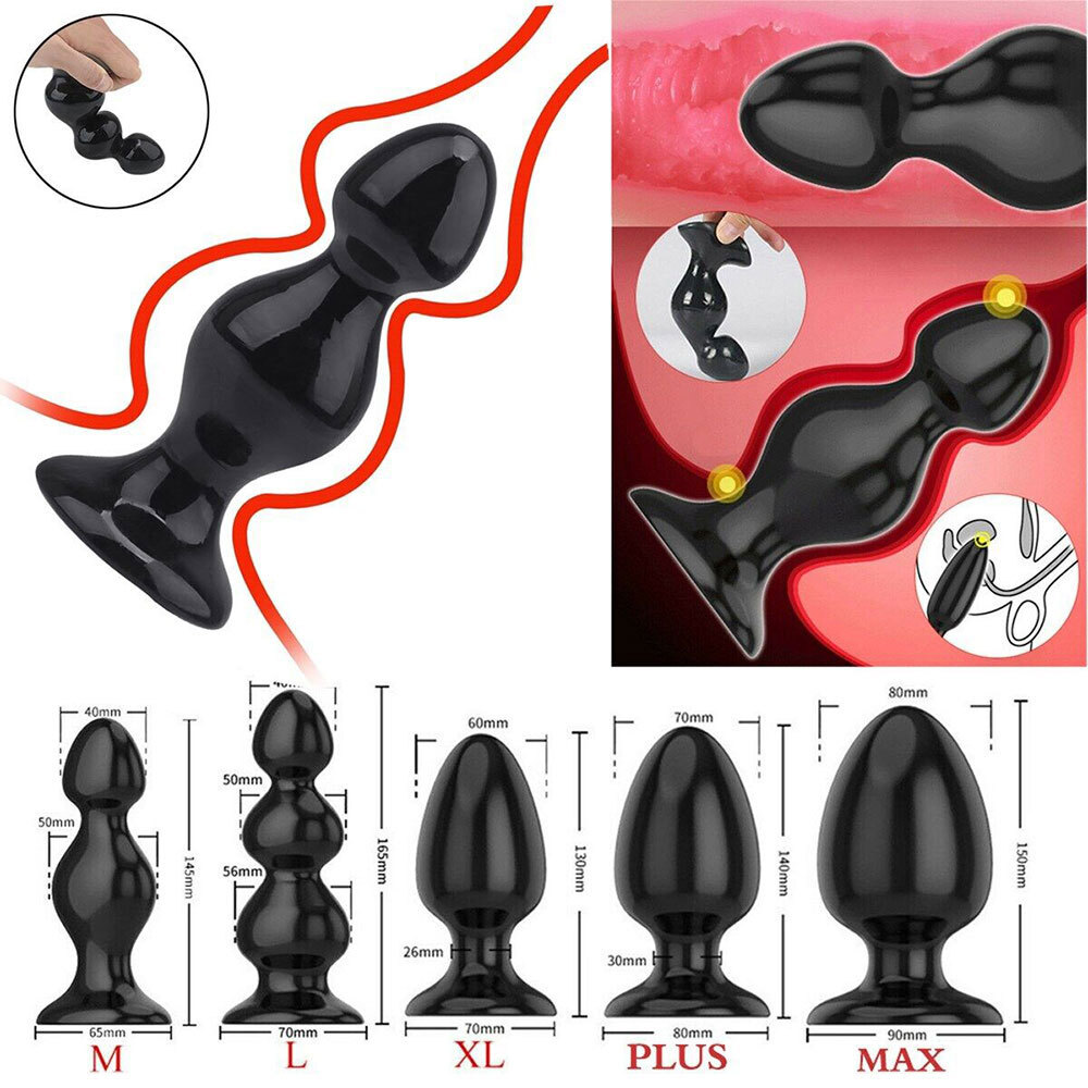 Huge Big Extra Large Silicone Anal Butt Plug Dildo G-spot sex Toy for Women Men