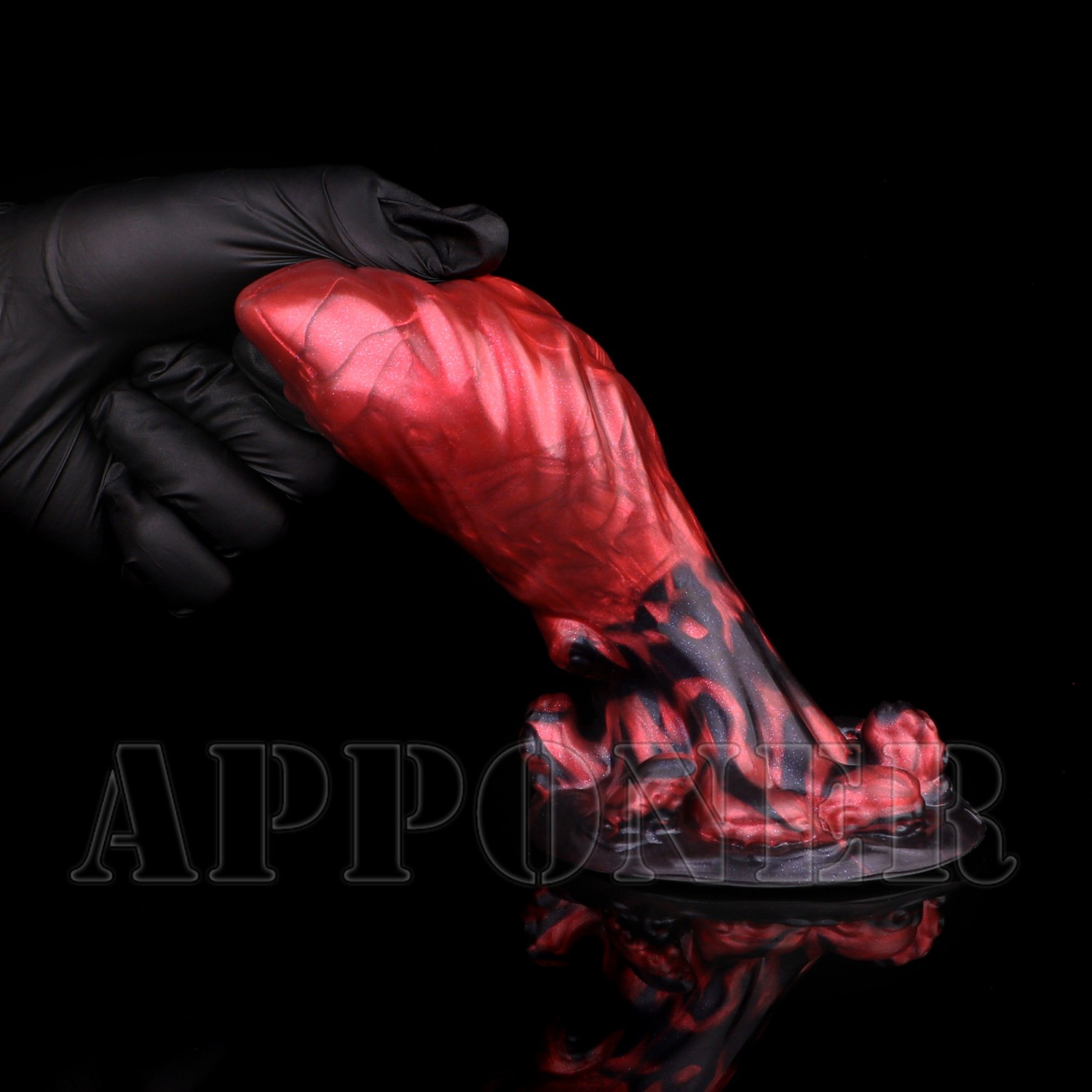 Red Anal Plug Fantasy Dildo with Sucker Silicone ButtPlug Anal Vagina Sex Toys