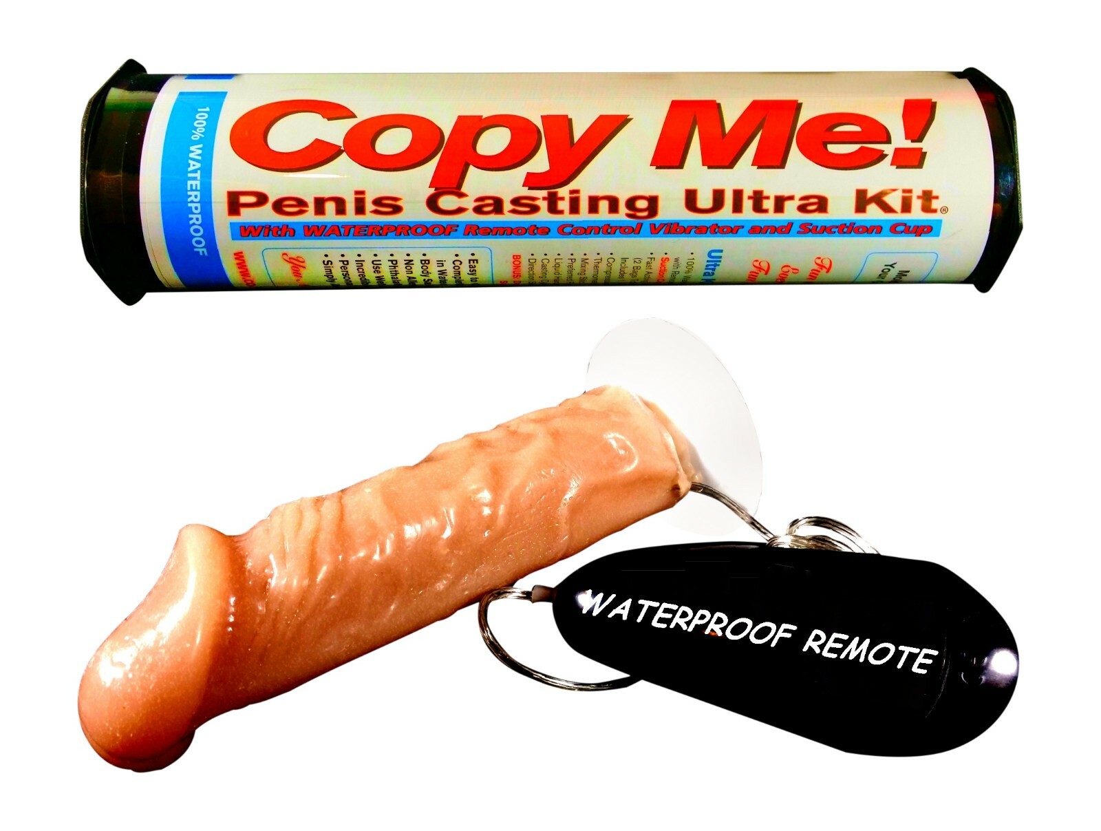 MEDIUM SKIN Penis Casting Replica Vibrator Maker / SUCTION CUP BASE Copy Kit