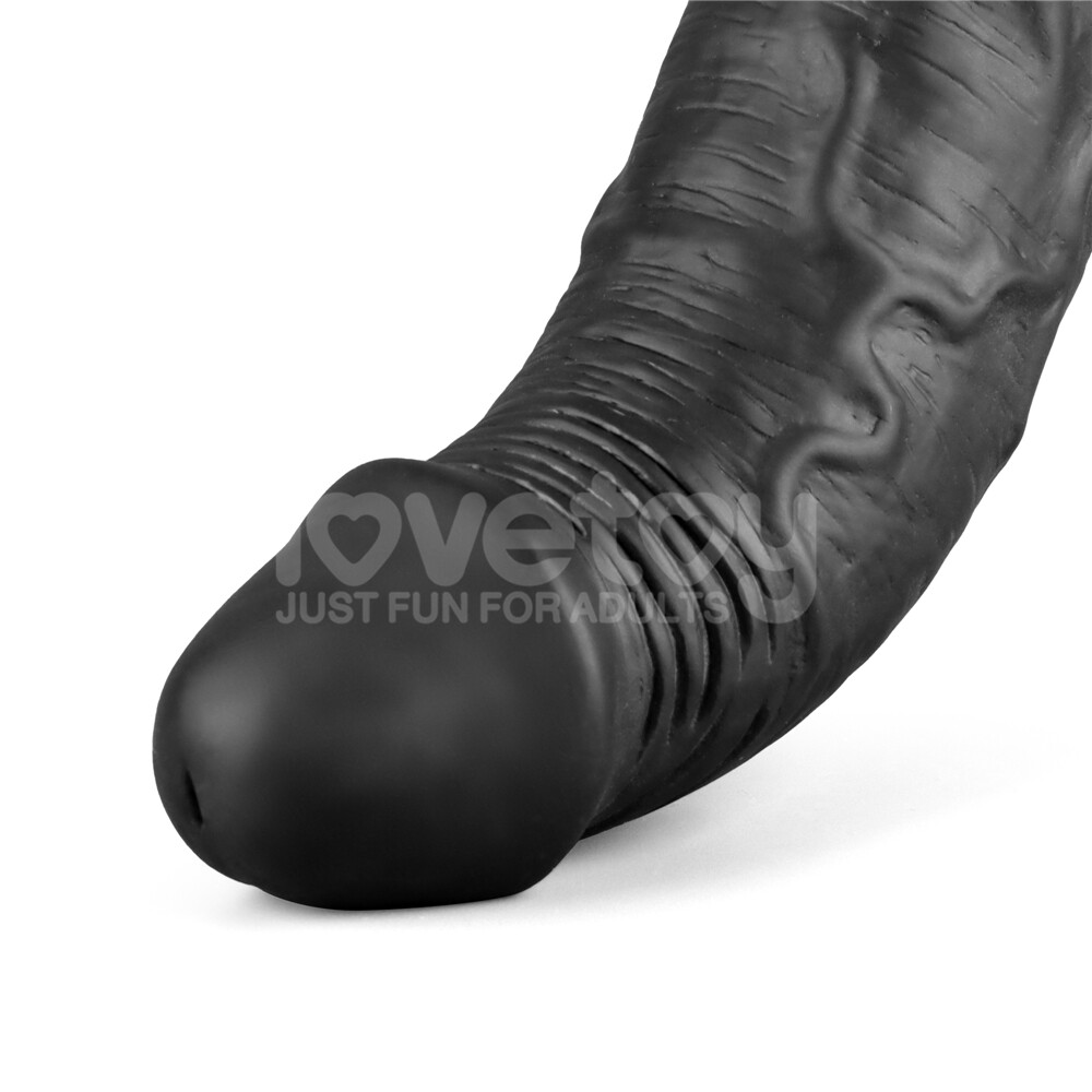 9.5 inch Real Soft Skin Rechargeable Vibrating Dildo 10 Speed Sex Toy for Women