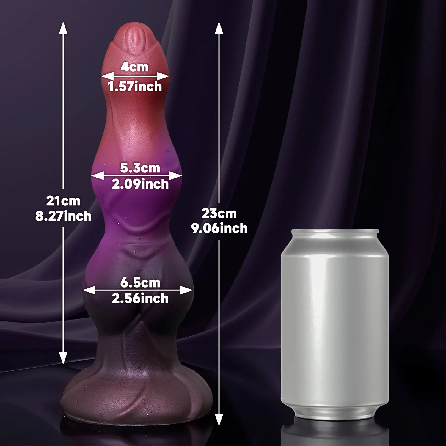 Super Long Huge Dildo Knot Silicone Penis Vaginal Anal Play Stimulation Sex Toy