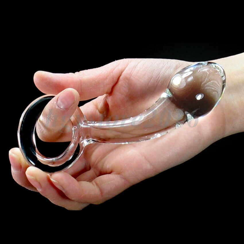 Masturbation Adult Sex Toys Gay Crystal Glass Dildo Anal Butt Plug Fake Penis
