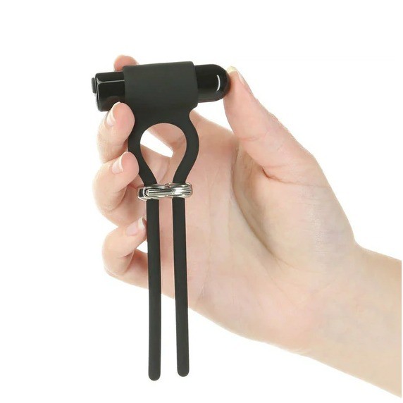 Silicone Rechargeable Vibrating Adjustable Lasso Cock Tie Penis Cock Ring