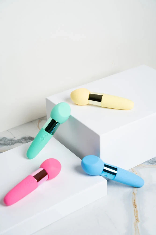 MAIA RINA Rechargeable Silicone Vibrator 15-Function Dual Motor Brush