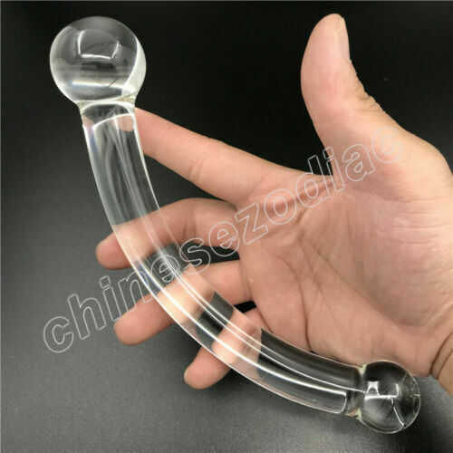 Metal/Crystal Glass Dildo Anal Butt Plug G Spot Massager Vagina Adult Sex Toys