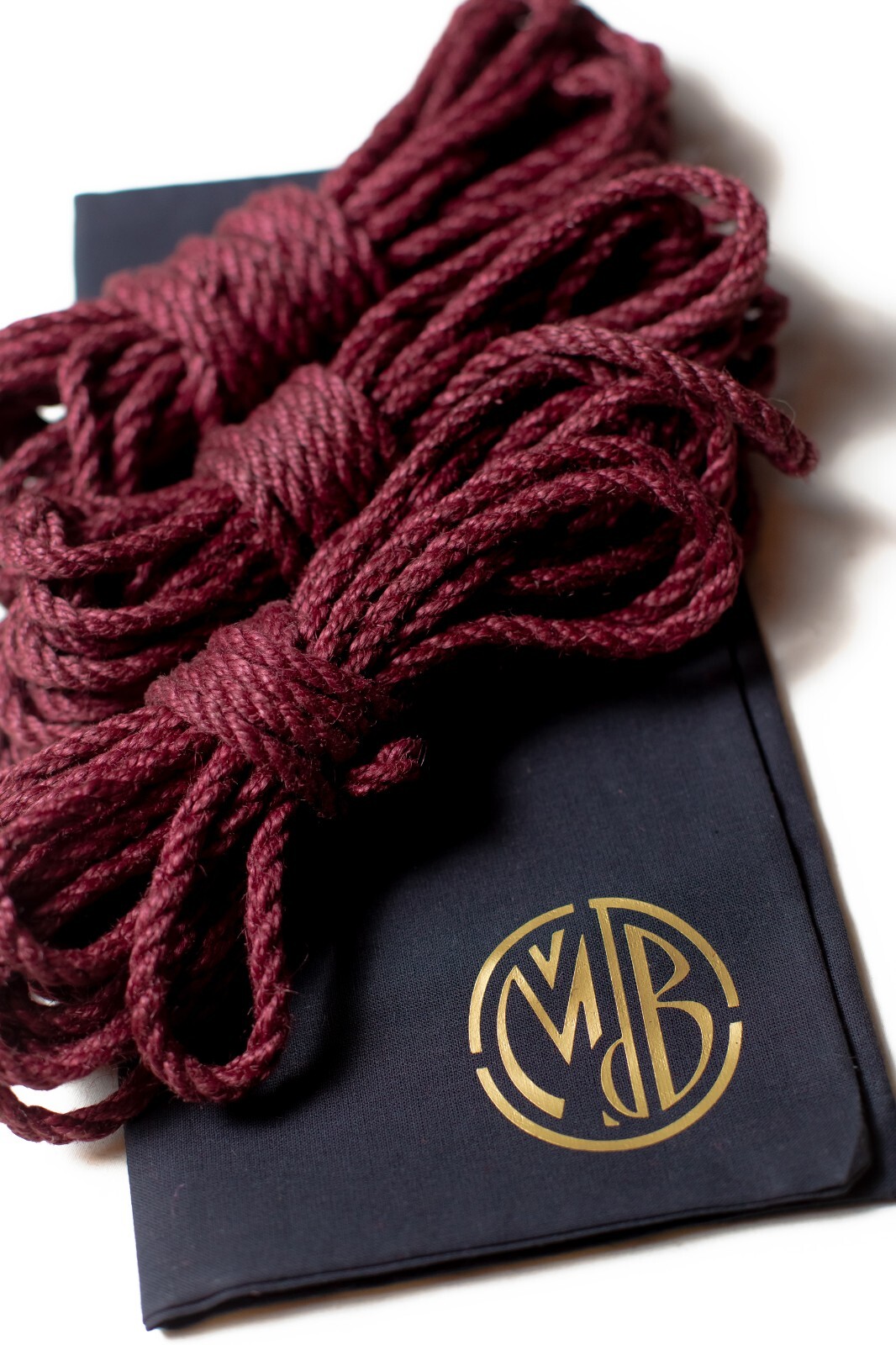 Burgundy Shibari Jute Rope – 3*26 ft BDSM. Adult Pleasure.