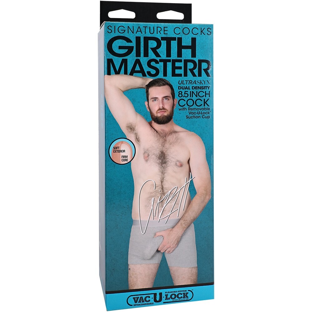 Doc Johnson Signature Cocks Girthmasterr 8.5″ Cock w Suction Cup -Realistic Cock