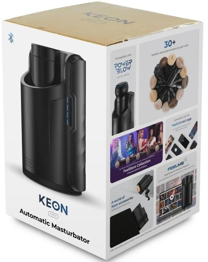 Kiiroo Keon Combo Set Rechargeable Interactive Masturbator w/Feelstroker