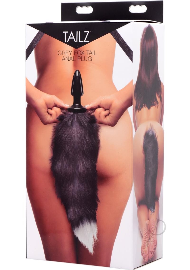 Tailz Fox Tail Anal Plug – Gray