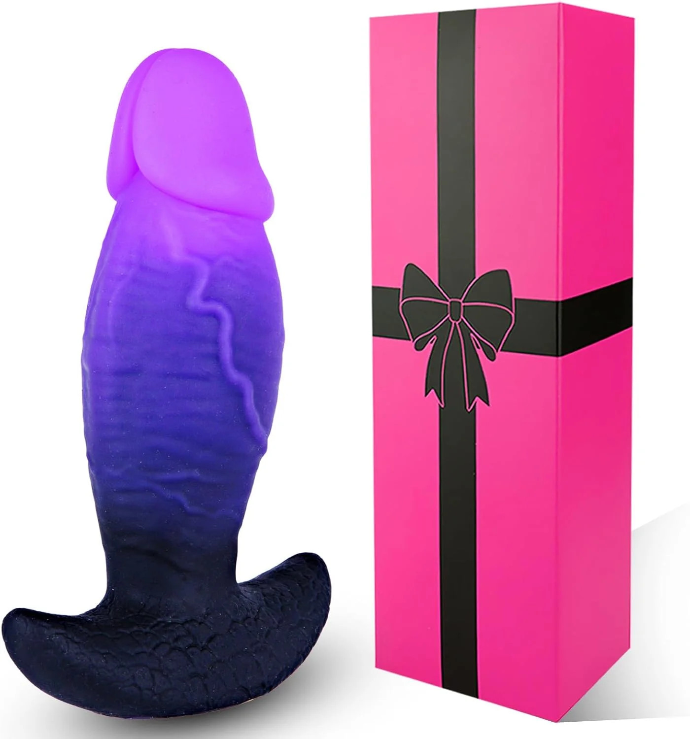 7 Inch Realistic Large Thick Butt Plug Anal Trainer, 6″ Silicone Girthy Fantasy