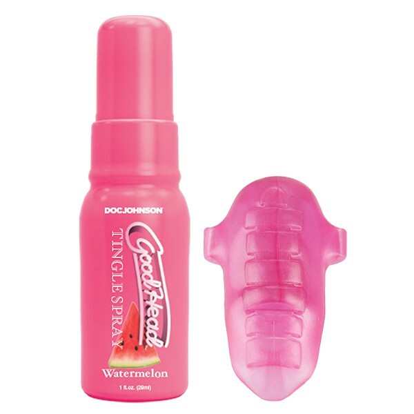 Goodhead Pussy Pleasure Party Kit – Vibrating Tongue Ring+ Watermelon Oral Spray