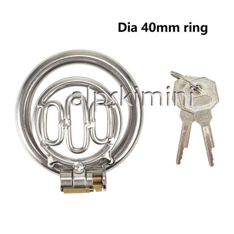 Stainless Steel Penis Cage Male Small Metal Penis Lock Chastity Cage Cock Ring