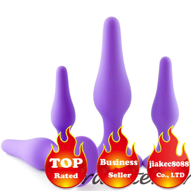 S/M/L/XL Silicone Anal Plug Prostate Massage Stimulation Anal Dilator Sex Toys