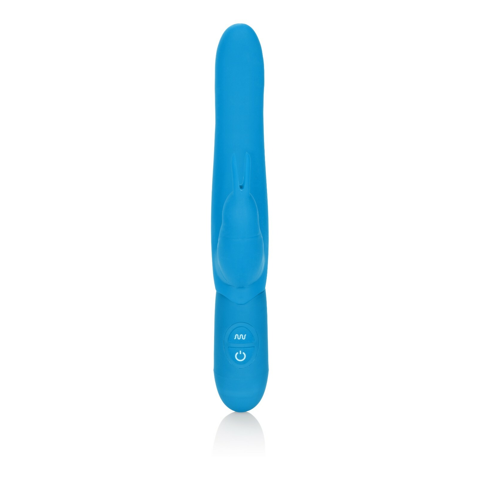 Posh 10 Function Bounding Bunny Vibe Blue Clitoral G-spot Rabbit Vibrator