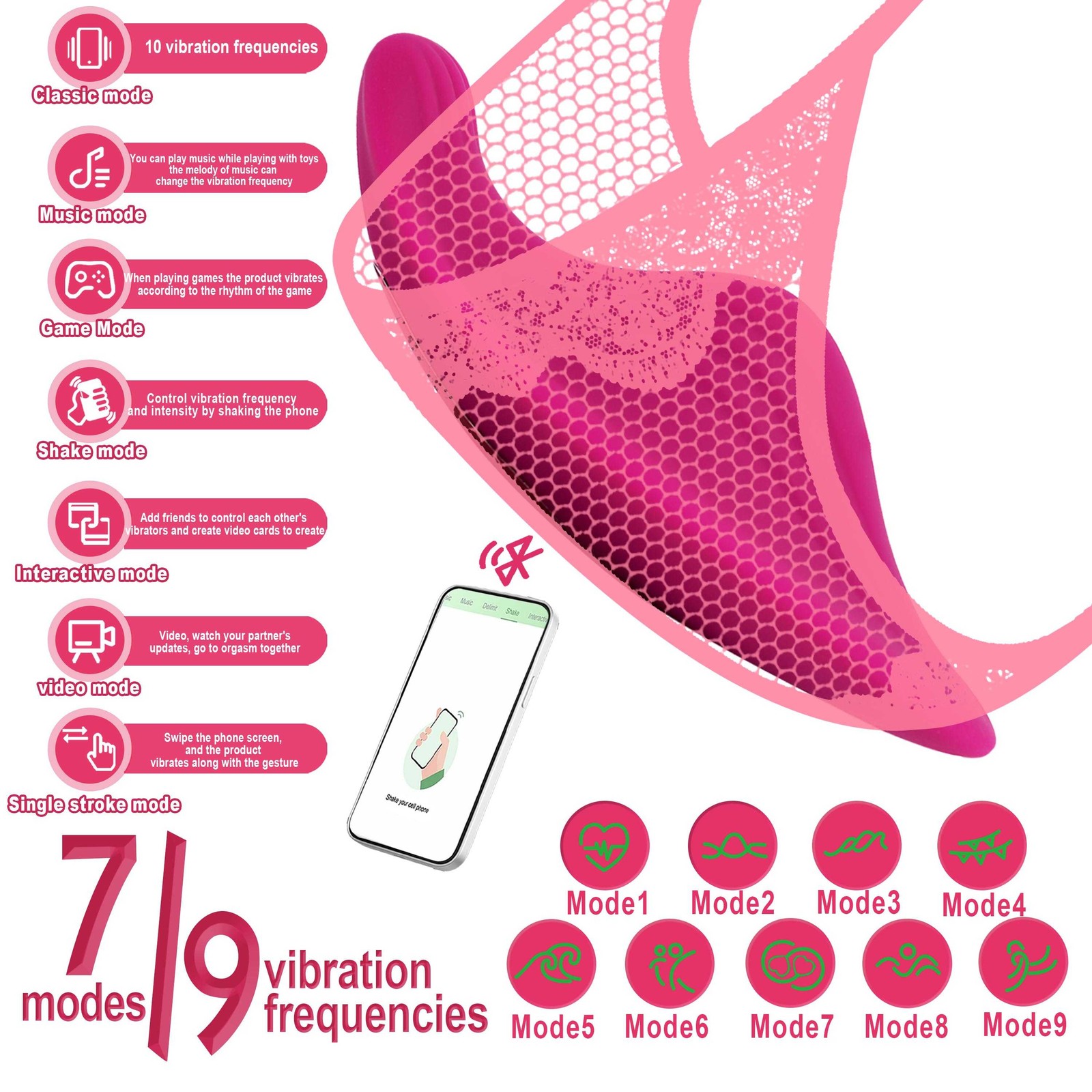 Wearable Vibrator Clitoris Stimulator Bullet Egg Quiet Stimulator Clit Sex Toys