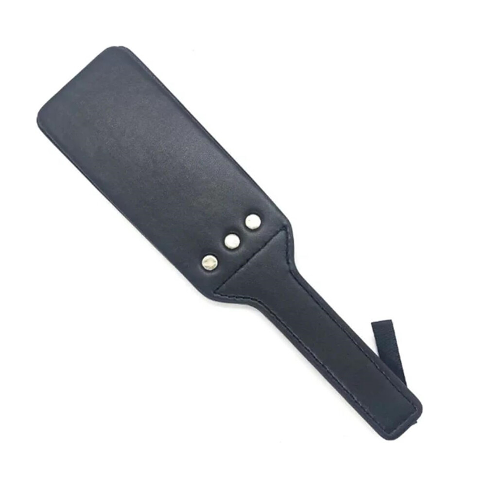 Double-Layer Leather Flogger Whip Paddle Spanking Cosplay Sex Toys Adult Couples