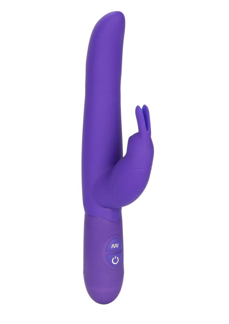 CalExotics Bounding Bunny – Slim Dual Motor Silicone Vibrator with Clitoral Teas