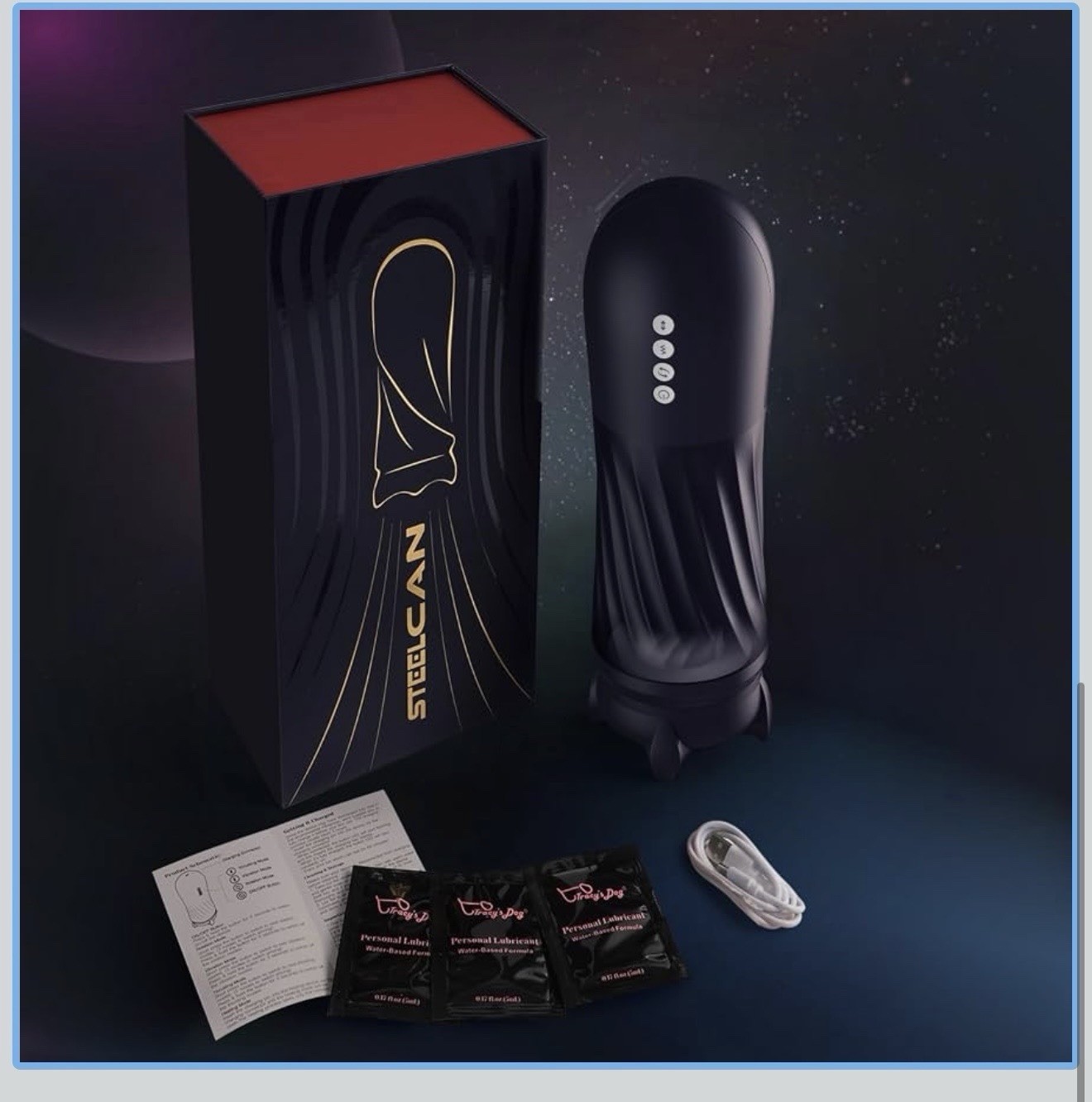 Tracy’s Dog Sex Toys for Men Automatic Male Masturbator w 3 Twisting 5 Thrusting