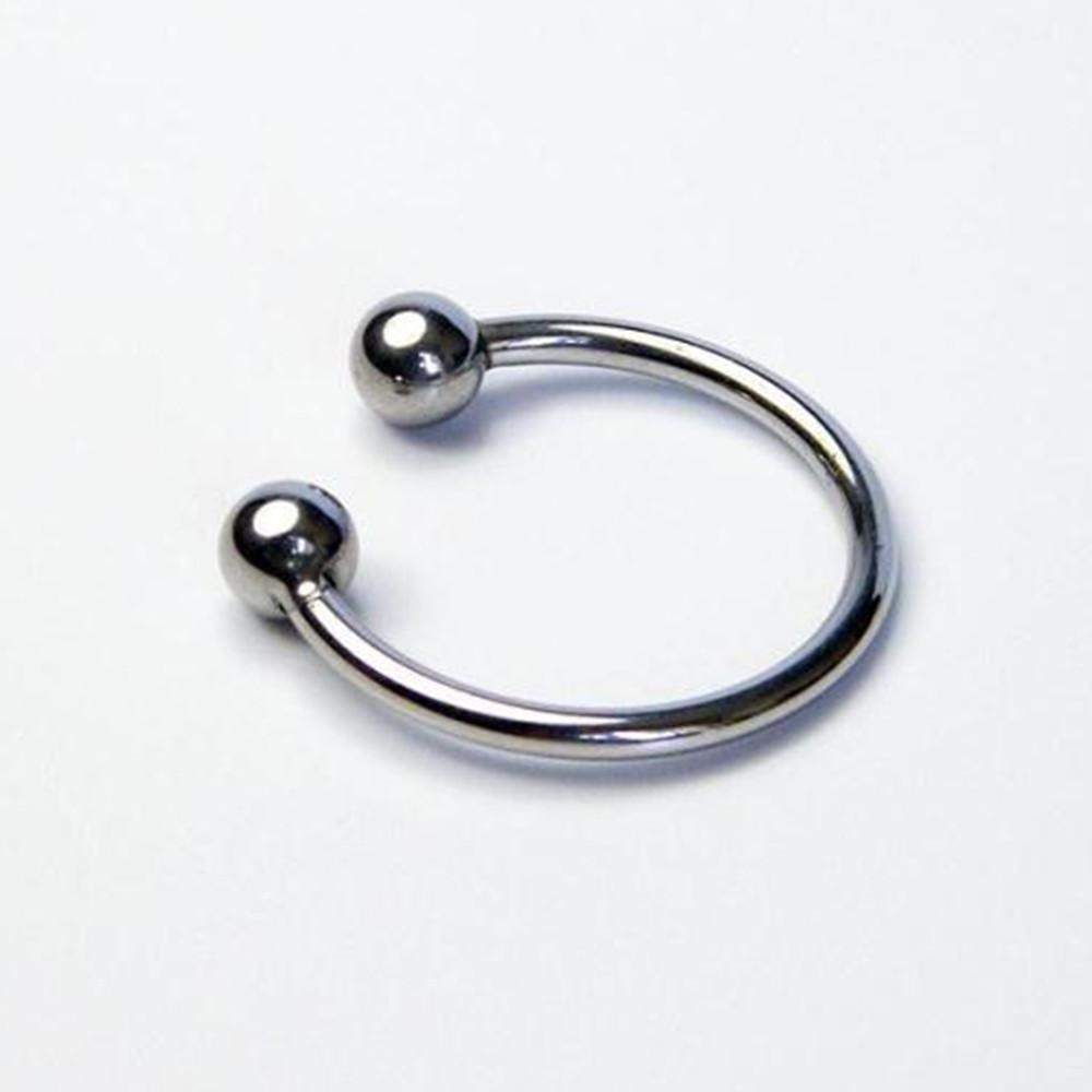 Stainless Steel Balls Penis Head Glans Cock Ring Sex Increase Orgasm Jewelry Toy