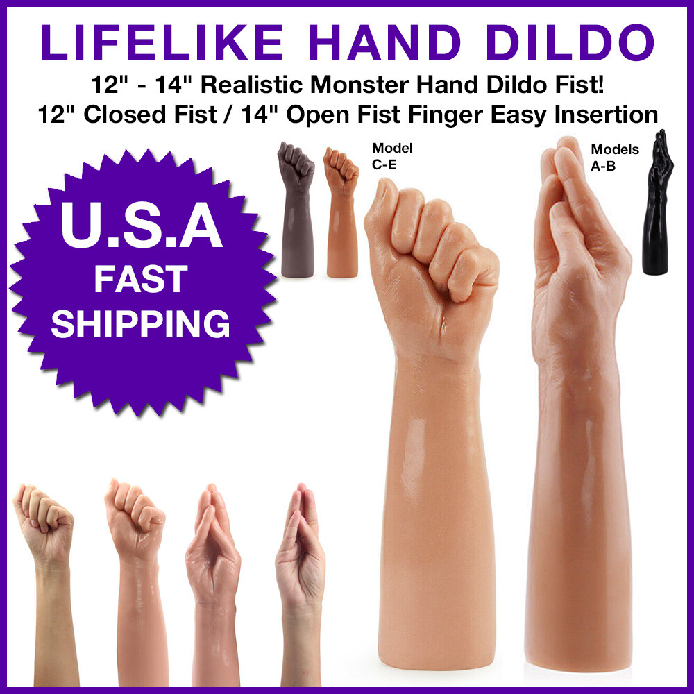 Fisting Dildo Realistic Hand Dildo Monster Fist Graduated Finger Easy Insertion