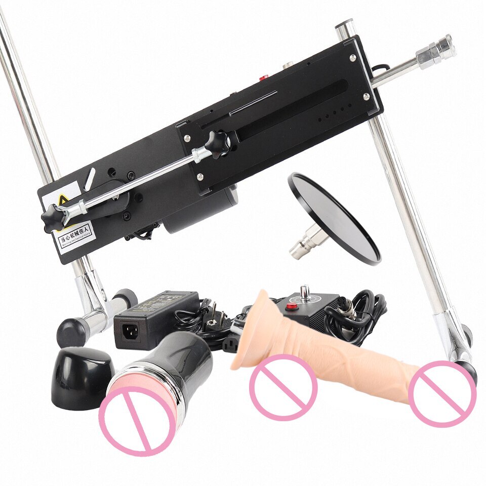 120W Sex Machine Strong 3-15CM Turbo Gear Masturbation Vau-U-Lock Love Machine
