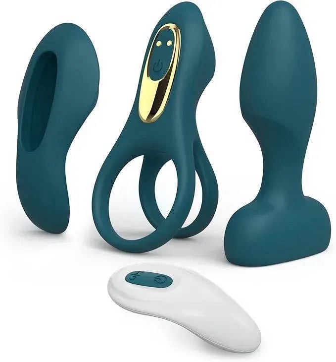 Tracy’s Dog Couples Kit with Bullet, Cock Ring, Panty & Anal Plug Attachments