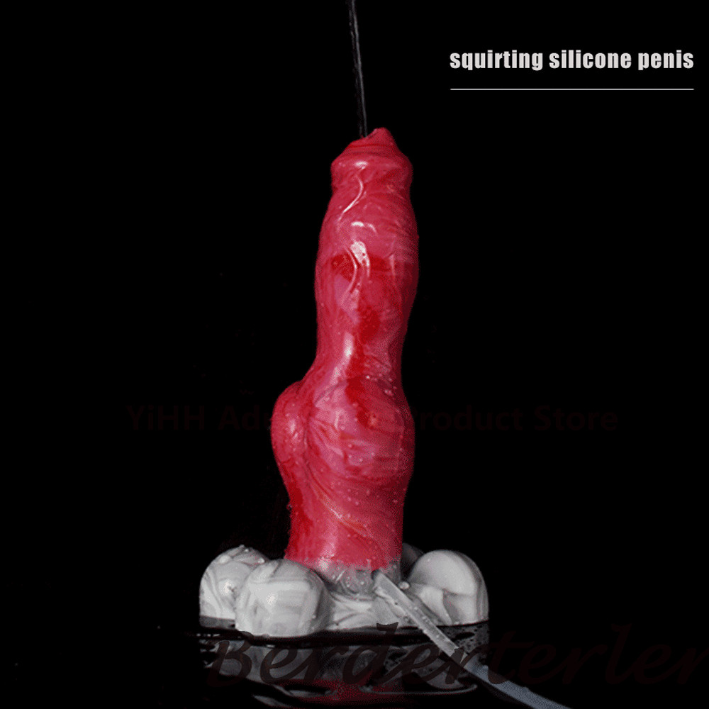 FAAK Squirting Dildos Huge Knot Ejaculation Big Dick Silicone Anal Plug Sex Toys
