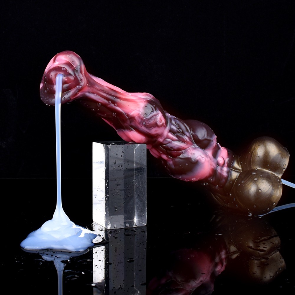 NNSX Large Knot Ejaculation Dildo With Suction Cup Squirting Penis Sex Toy USA`