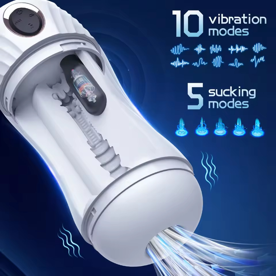 Automatic Male Mastubator Sucking Massager Pocket Pussy Penis Cock Sex Toys