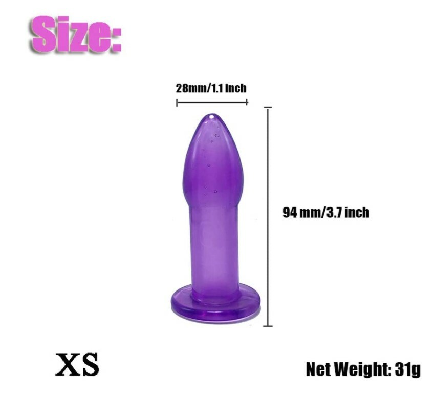 5 Sizes Huge-Silicone-Butt-Anal-Plug-Dildo-Dong-Sex-Toy-Women-Men-Adult-Hollow