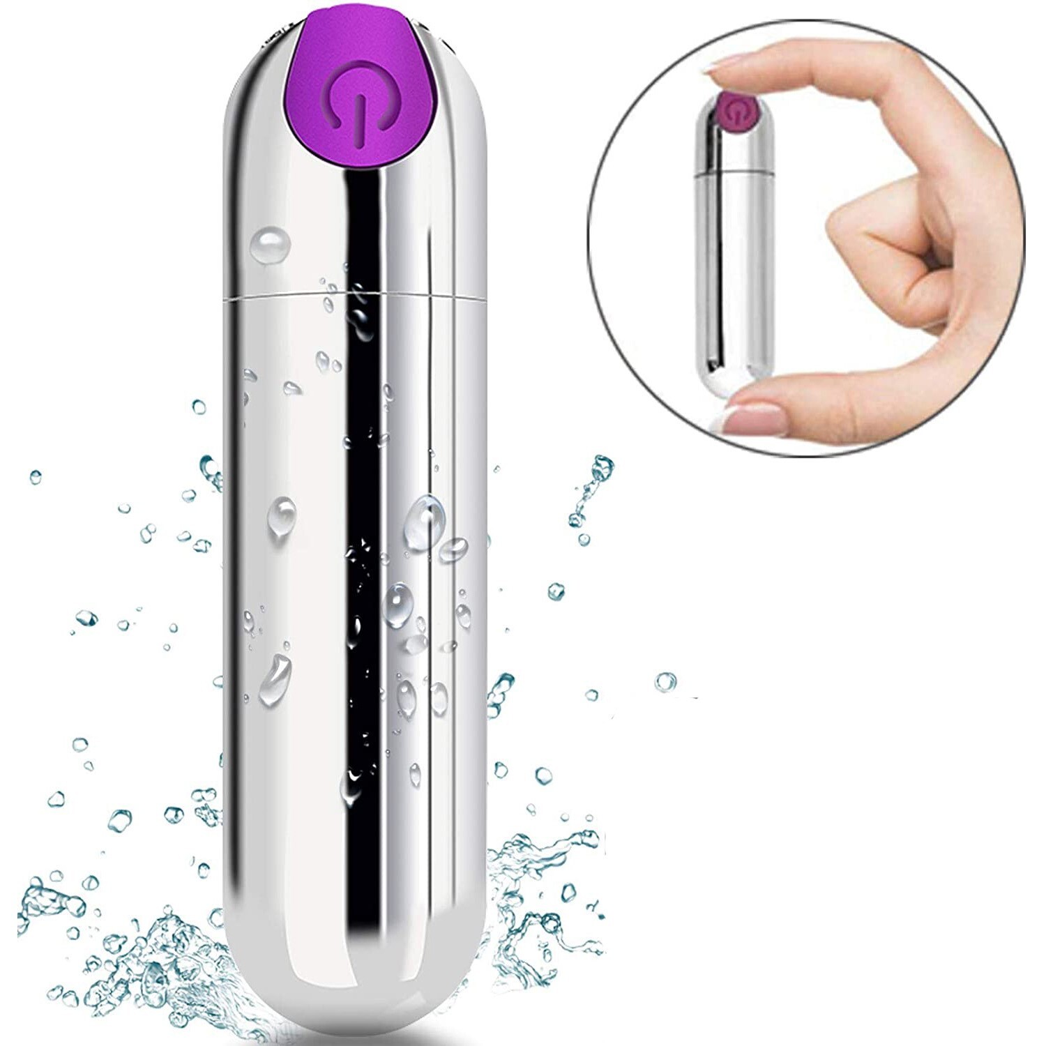 Bullet Vibrator Clit Stimulation USB Charging G-spot Dildo Sex Toys For Women