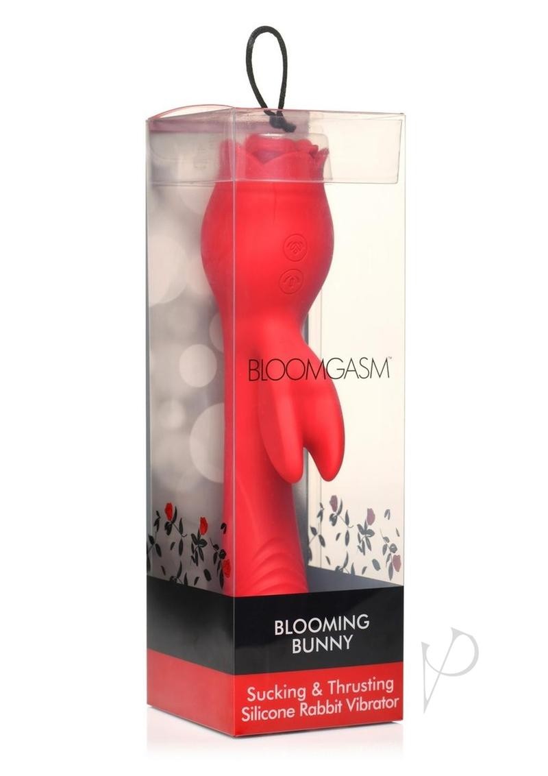 Bloomgasm Blooming Bunny Sucking and Thrusting Silicone Rechargeable Rabbit
