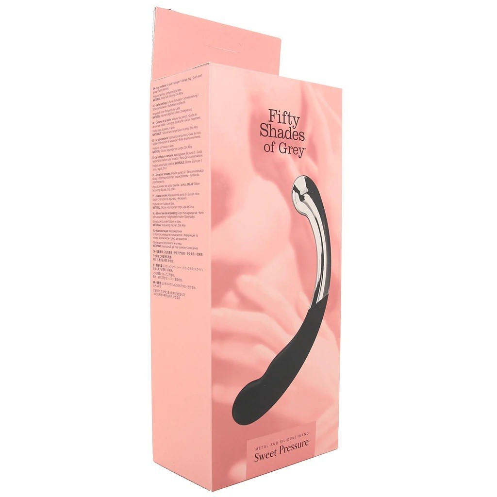 Fifty Shades of Grey Sweet Pressure G-Spot Metal Silicone Wand Dildo Massager