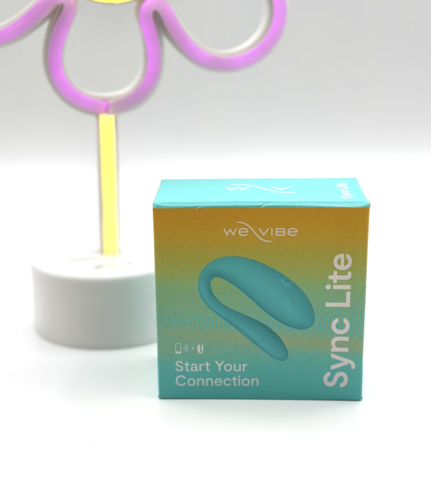 We-Vibe Sync Lite – Aqua, Start Your Connection, Free App, Luxury Partner Toy