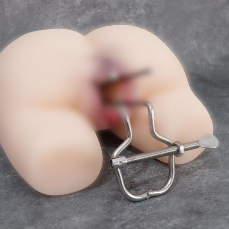 Anal Stretcher Speculum, Pussy Labia Spreader Butt Plugs for Women Bdsm Enema