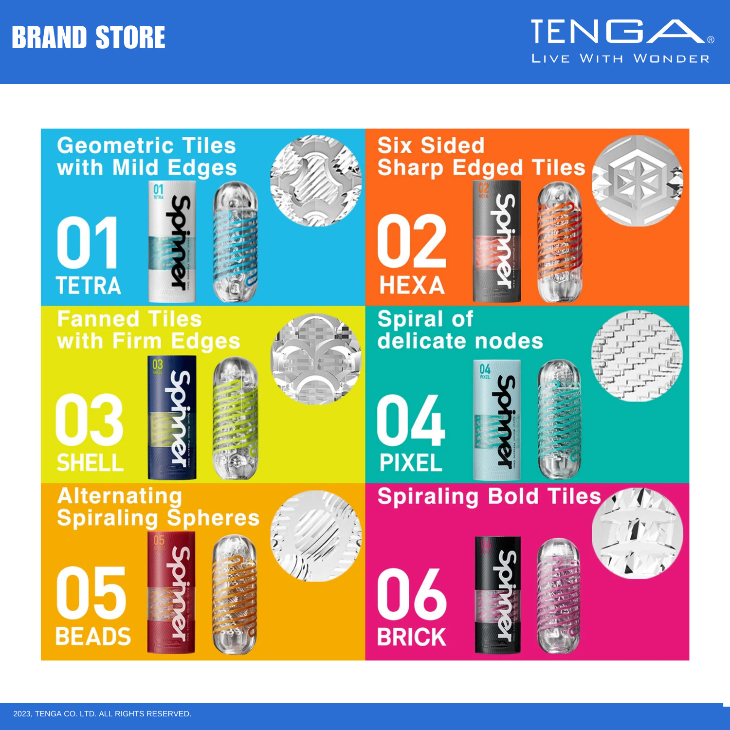 TENGA SPINNER Reusable Spinning Stroker Starter Kit Set