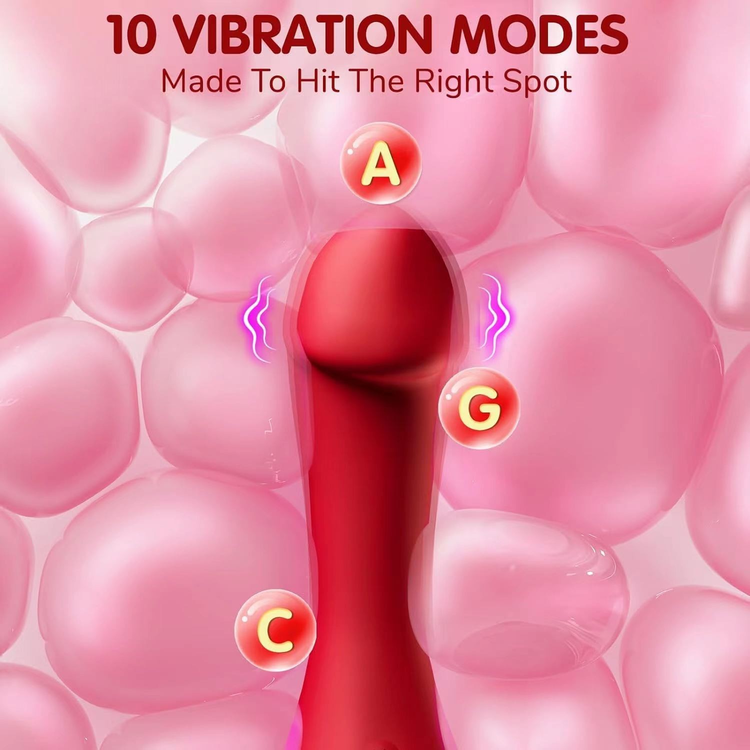 G Spot Tongue Vibrator Clitoral Licking Anal Rose Sex Toy for Women Adult Couple