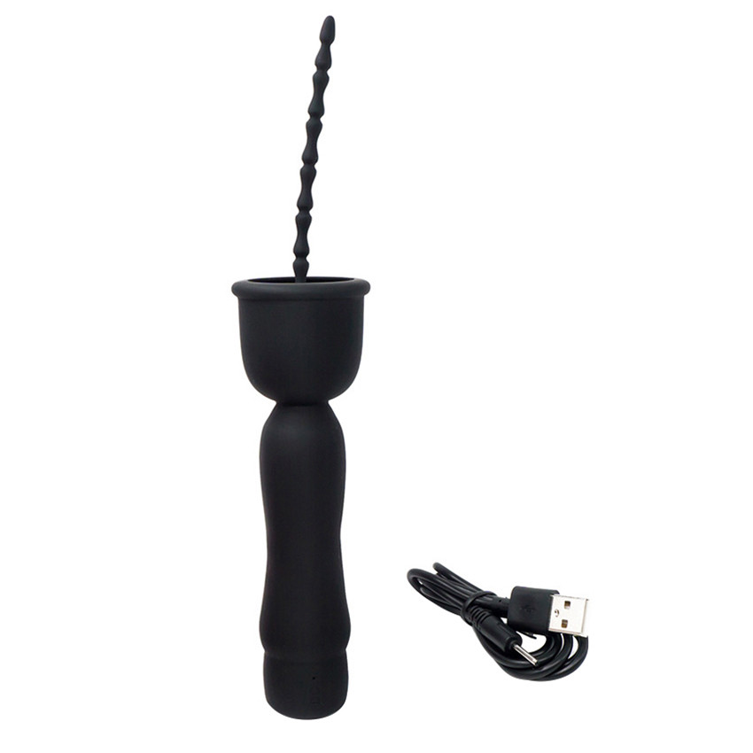 USB Male’ U-rethral Sounds Silicone Penis Plug Dilator Stretching