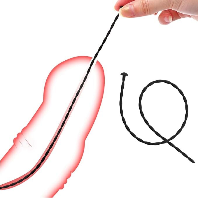 Male Penis Plug Urethral Sounds Silicone Masturbation Rods Prostate Massages Set