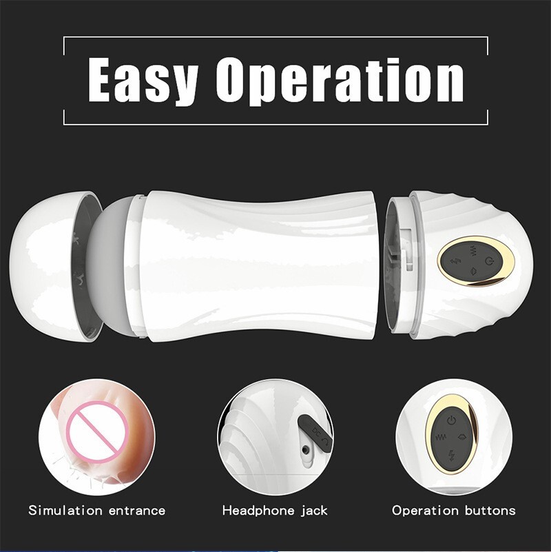 Automatic Male Masturbaters Cup Stroker Shock Sucker Blowjob Sex Toys for Men