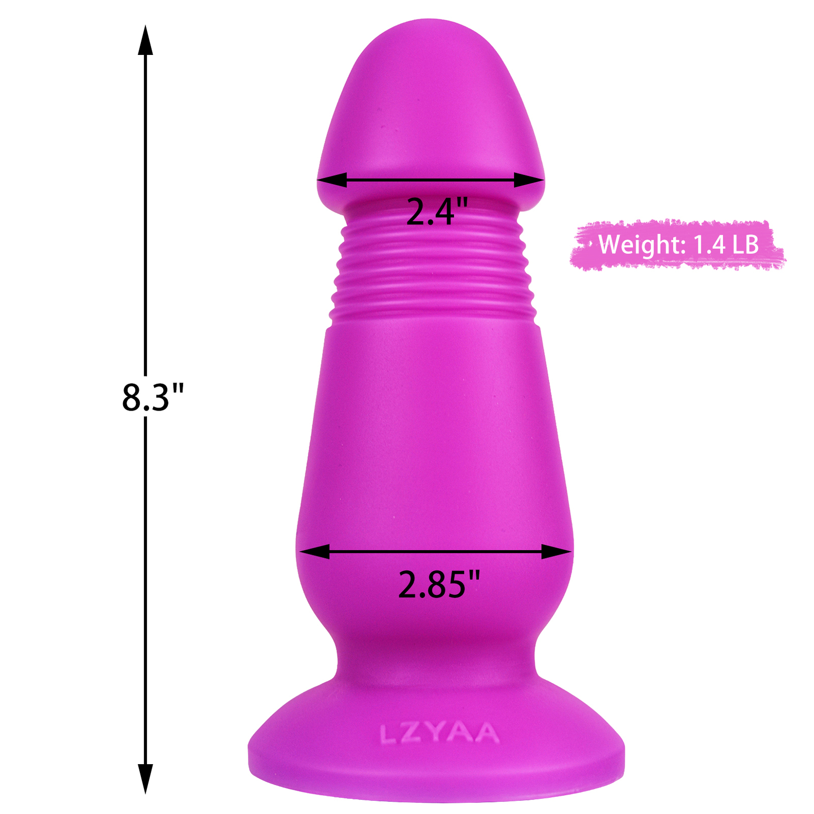Hgue Dildo Thick Large Butt Plug Big Penis Anal G-spot Sex Toys for Men Women