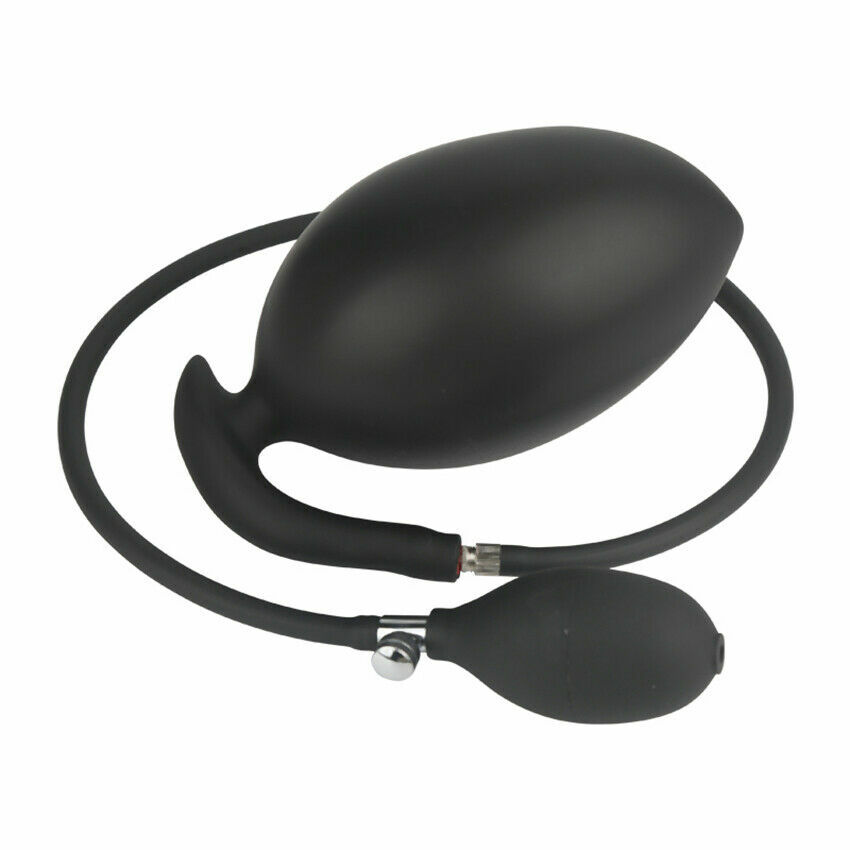 Inflatable Waterproof Massagers Men Health Prostate Plug W/ Pump For Male Women