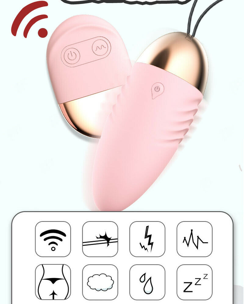 Wireless Remote Control Vibrating Egg Bullet G-Spot Sex Toy for Women-Couples