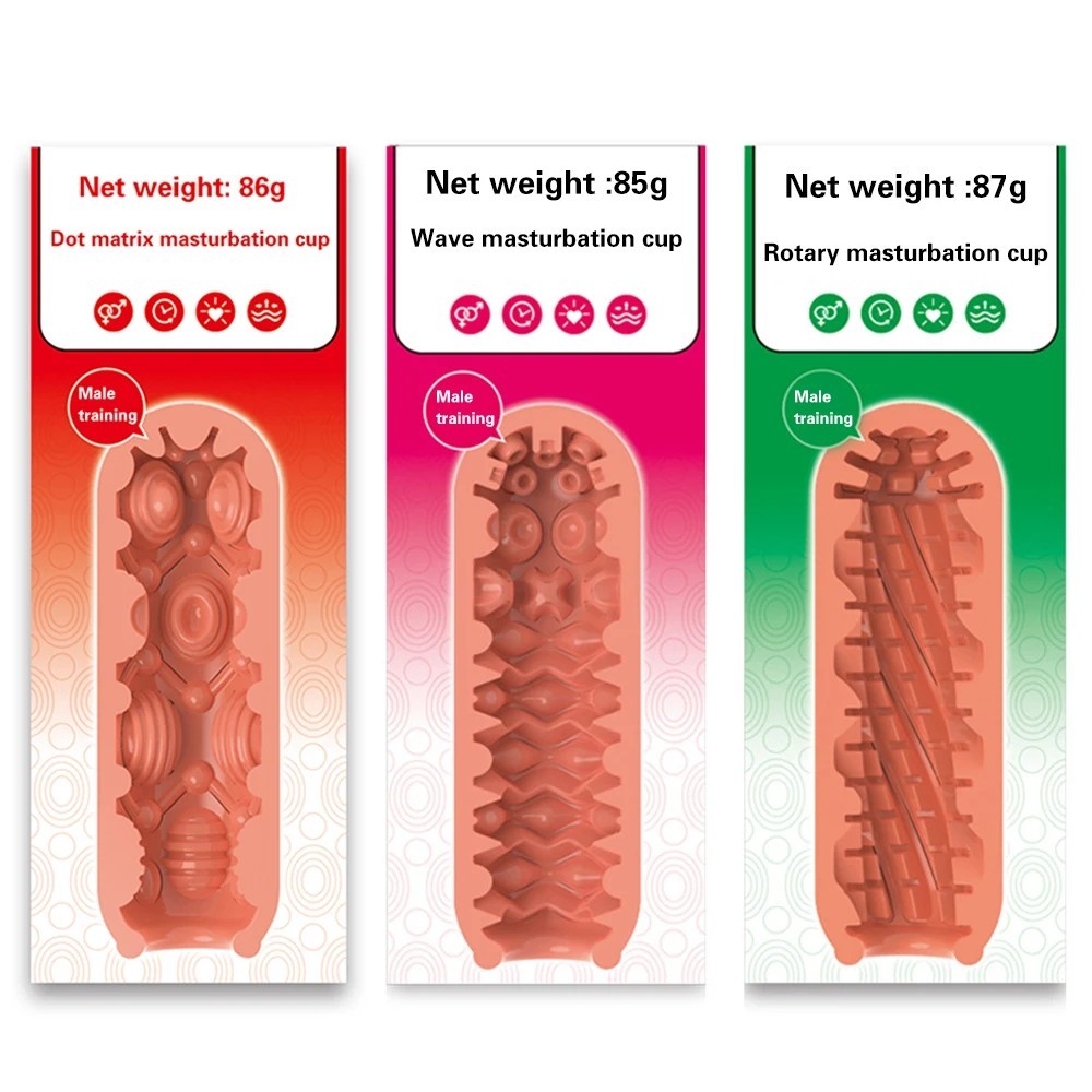 Realistic Suction Masturbator Cup – Portable Pocket Pussy Endurance Toy for Men