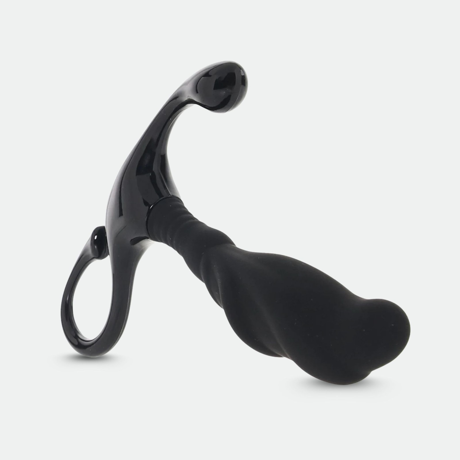 Silicone Male Prostate Massager Anal P-spot Stimulation Probe Butt Plug
