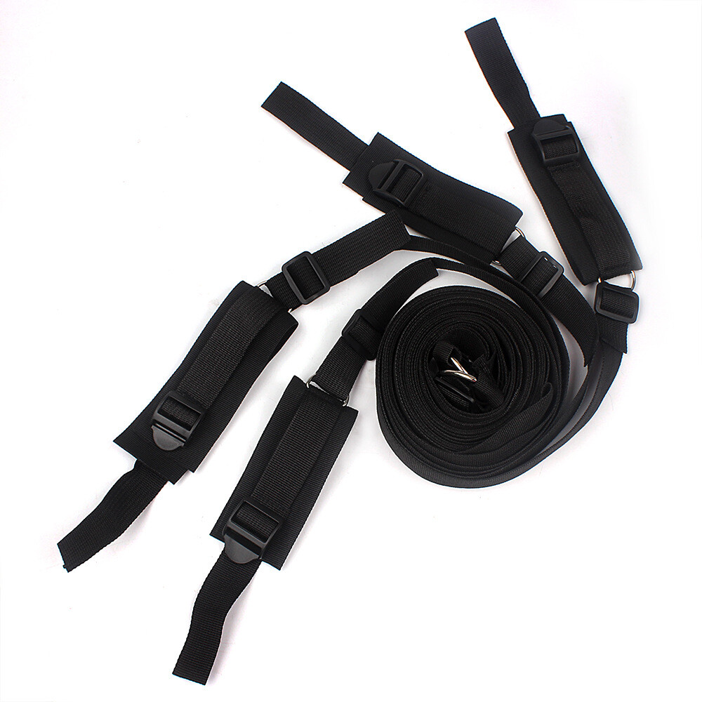 Sex Handcuffs for Couple Kit Anal Dildo Plug Open Leg Leg Spreader Strap Bondage