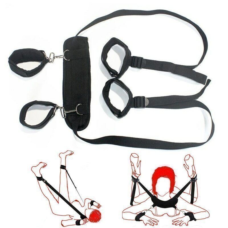 Love-Bdsm-Bondage-Handcuffs-Slave-Restraint-Wrist-And-Foot–Couples-Toys-New