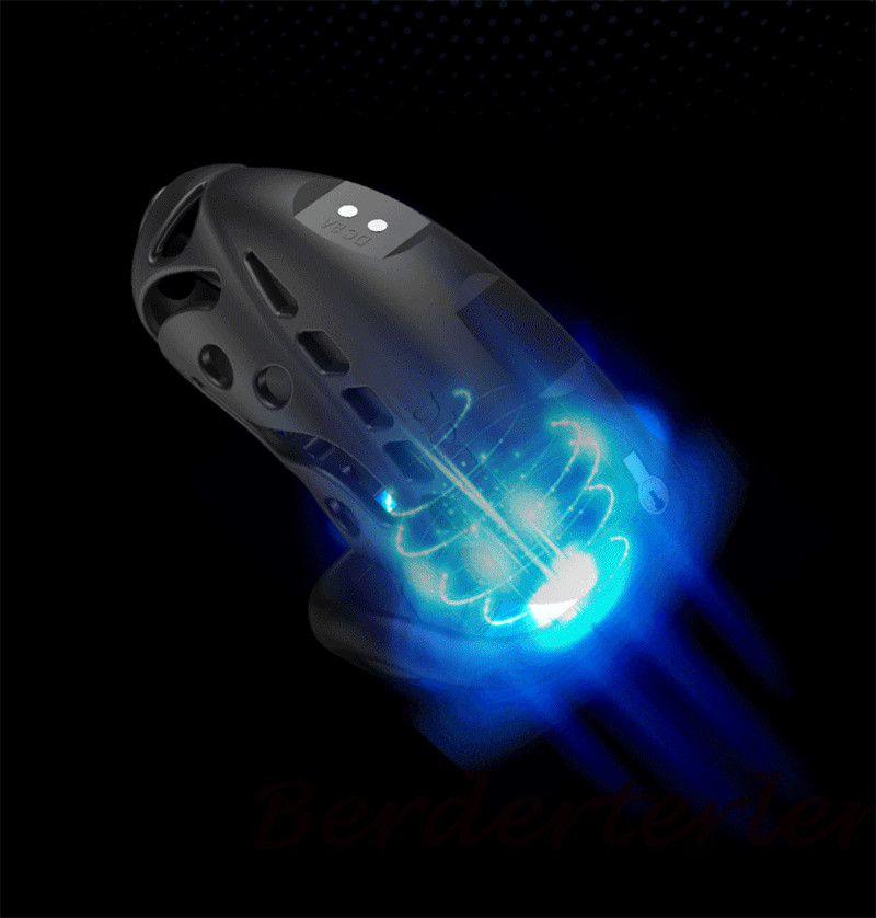 Smart Remote Control Shock Cage Chastity Cage Abstinence Ring Lock Electrically