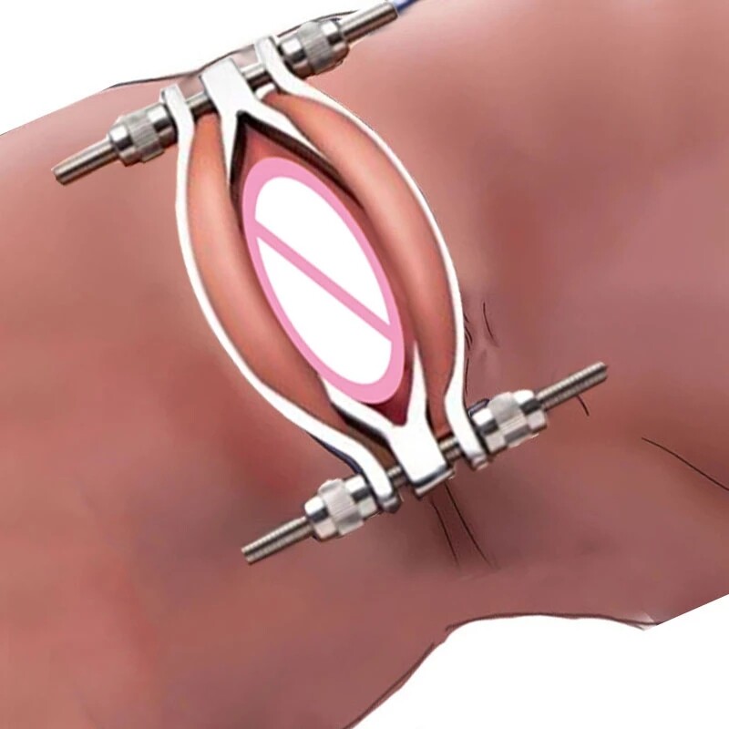 Women Labia Spread Clamps Speculum Clip Vagina Stimulator Sex Toys Torture US