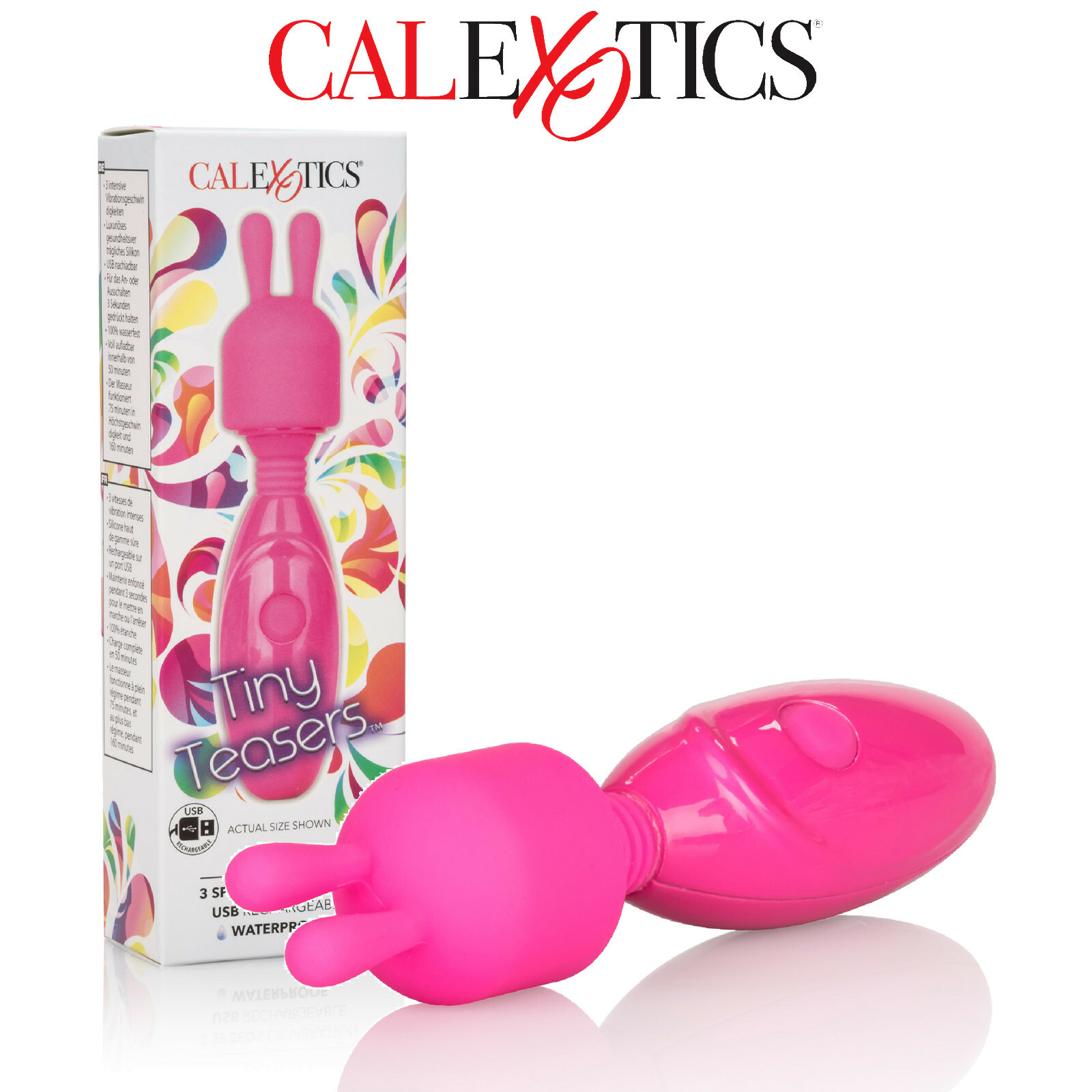 CalExotics Mini Tiny Teasers Nubby Small Body Massager Underwear Women